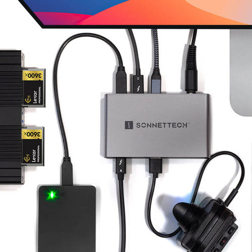 Sonnet Echo 5 Thunderbolt 4 Hub - Four Thunderbolt 4 Ports, USB 3.2 and 8K Display Support Sonnet Echo 5 Thunderbolt 4 Hub - Four Thunderbolt 4 Ports, USB 3.2 and 8K Display Support